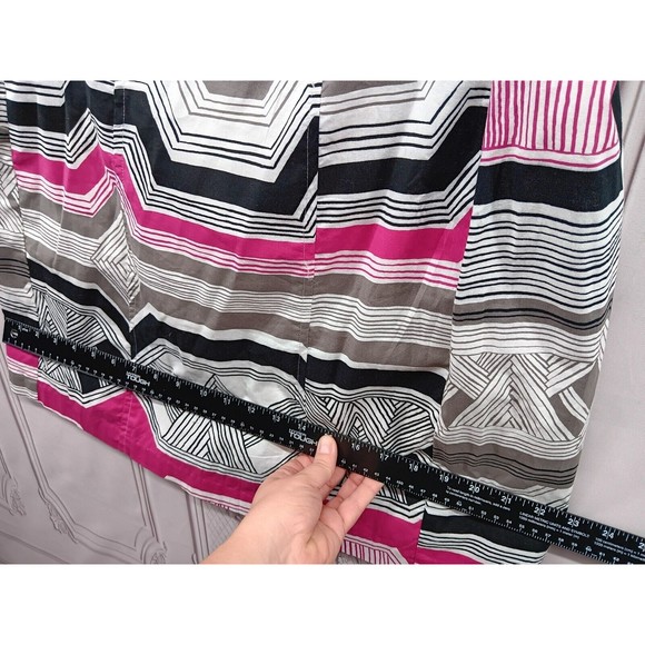 Robbie Bee Dress Women's SZ 10 Knit Sheath Button Accents Straps Back Zipper EUC - Picture 9 of 16